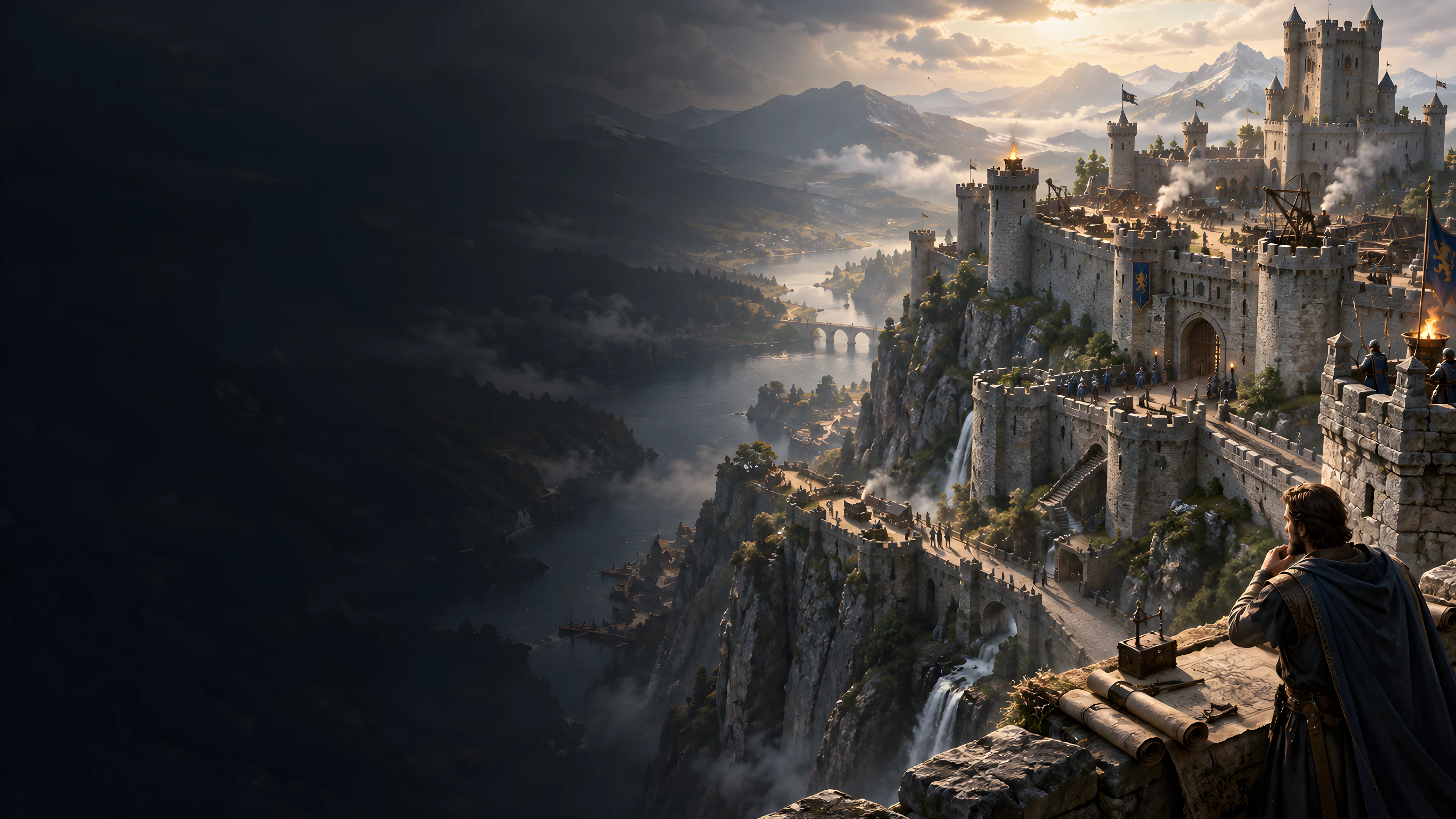 Fortress & Castle Generator editorial illustration